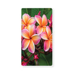 Pink And Yellow Plumeria Flower Print Baby Crib Sheet