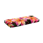 Pink And Yellow Plumeria Flower Print Piano Keyboard Cover