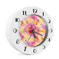 Pink And Yellow Tie Dye Print Alarm Clock