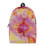 Pink And Yellow Tie Dye Print Backpack