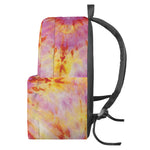 Pink And Yellow Tie Dye Print Backpack