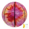 Pink And Yellow Tie Dye Print Basketball