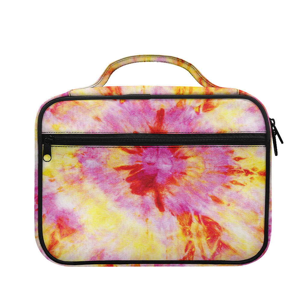 Pink And Yellow Tie Dye Print Briefcase Bible Bag