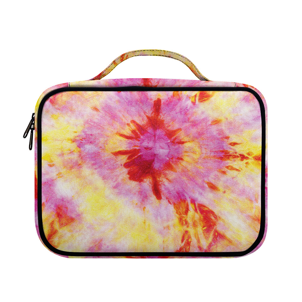 Pink And Yellow Tie Dye Print Briefcase Bible Bag