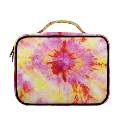 Pink And Yellow Tie Dye Print Briefcase Bible Bag