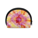Pink And Yellow Tie Dye Print Coin Purse