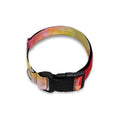 Pink And Yellow Tie Dye Print Dog Collar