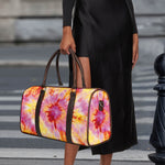 Pink And Yellow Tie Dye Print Duffle Bag