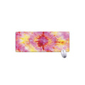 Pink And Yellow Tie Dye Print Extended Mouse Pad