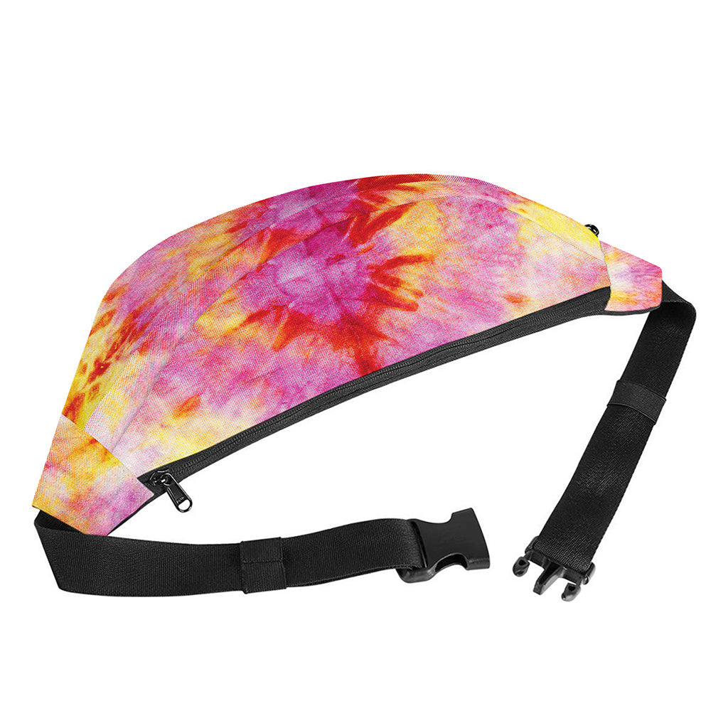Pink And Yellow Tie Dye Print Fanny Pack