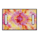 Pink And Yellow Tie Dye Print Golf Cart Seat Cover