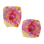 Pink And Yellow Tie Dye Print Office Chair Cover