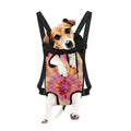 Pink And Yellow Tie Dye Print Pet Carrier Backpack