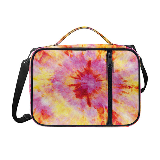 Pink And Yellow Tie Dye Print Shoulder Strap Bible Bag