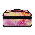 Pink And Yellow Tie Dye Print Small Lunch Bag