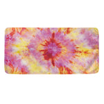 Pink And Yellow Tie Dye Print Towel