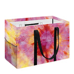 Pink And Yellow Tie Dye Print Utility Tote Bag