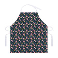 Pink Axolotl Pattern Print Adjustable Apron