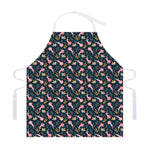 Pink Axolotl Pattern Print Adjustable Apron