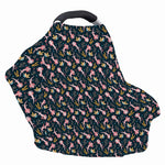 Pink Axolotl Pattern Print Baby Seat Cover