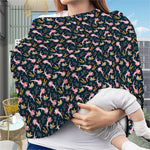 Pink Axolotl Pattern Print Baby Seat Cover