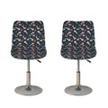 Pink Axolotl Pattern Print Bar Stool Covers