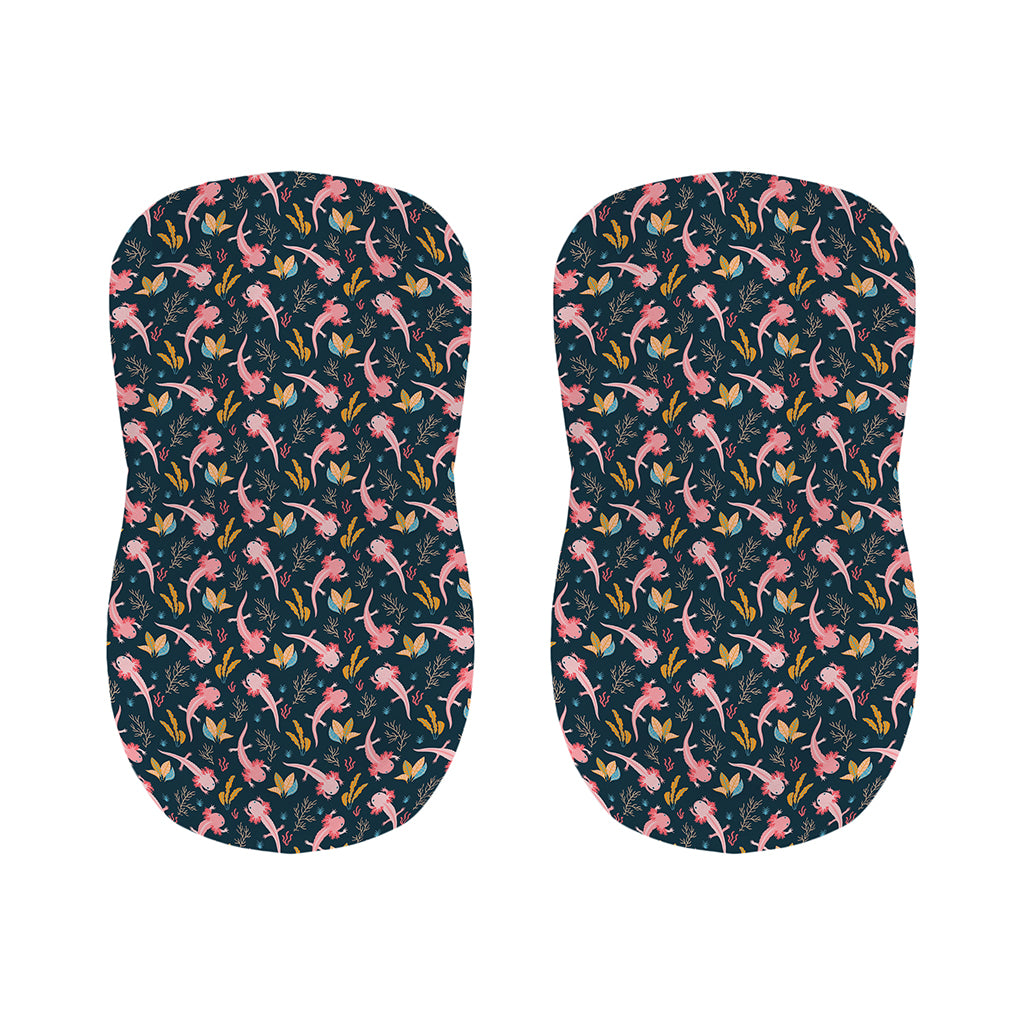 Pink Axolotl Pattern Print Bar Stool Covers