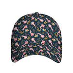 Pink Axolotl Pattern Print Baseball Cap