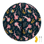 Pink Axolotl Pattern Print Basketball