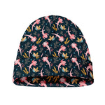 Pink Axolotl Pattern Print Beanie