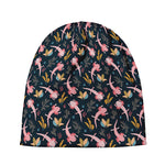 Pink Axolotl Pattern Print Beanie