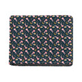 Pink Axolotl Pattern Print Bifold Wallet