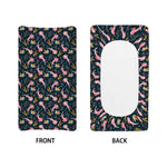 Pink Axolotl Pattern Print Changing Pad Cover
