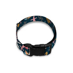 Pink Axolotl Pattern Print Dog Collar