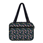 Pink Axolotl Pattern Print Double Strap Bible Bag