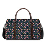 Pink Axolotl Pattern Print Duffle Bag