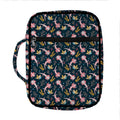 Pink Axolotl Pattern Print Front Pocket Bible Bag