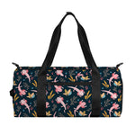 Pink Axolotl Pattern Print Gym Bag