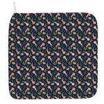 Pink Axolotl Pattern Print Hand Towel