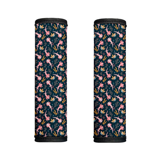 Pink Axolotl Pattern Print Handle Covers