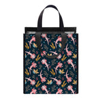Pink Axolotl Pattern Print Insulated Lunch Tote
