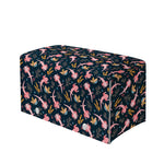 Pink Axolotl Pattern Print Leather Tissue Box Cover