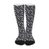 Pink Axolotl Pattern Print Long Socks