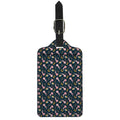 Pink Axolotl Pattern Print Luggage Tag