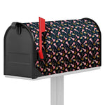 Pink Axolotl Pattern Print Mailbox Cover