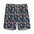 Pink Axolotl Pattern Print Men's Athletic Shorts