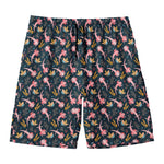 Pink Axolotl Pattern Print Men's Swim Trunks