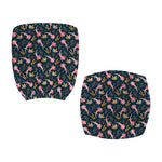 Pink Axolotl Pattern Print Office Chair Cover