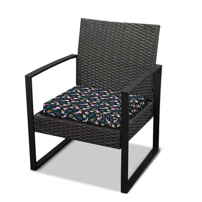 Pink Axolotl Pattern Print Outdoor Seat Cushion Cover