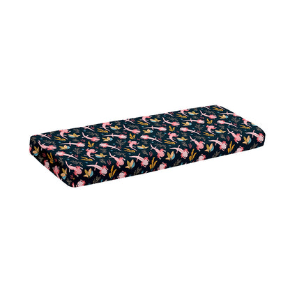 Pink Axolotl Pattern Print Piano Keyboard Cover